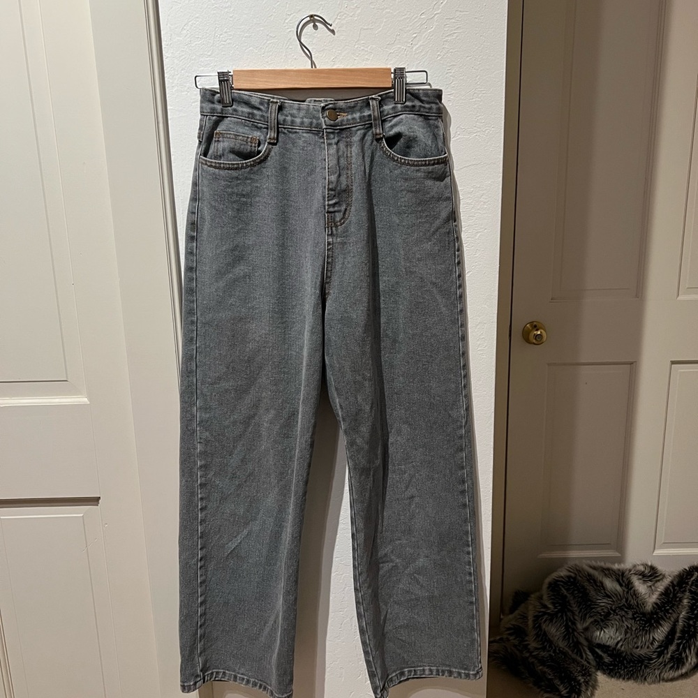 M Apparel Straight Leg Denim Grey Wash